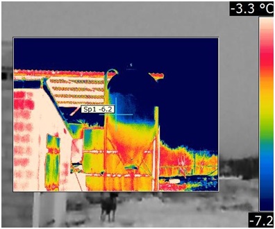 Thermographie et r�flexions parasites